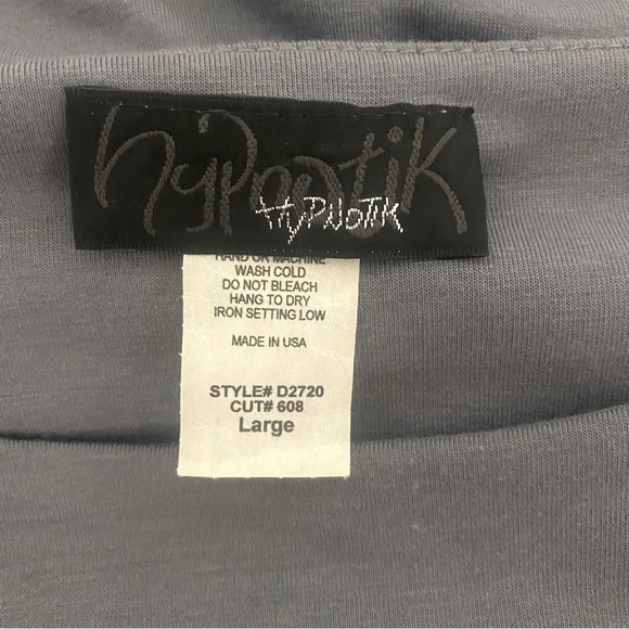 Hypnotik Sleeveless Dress Cinched Waist Made in USA MIDI Sz Large Shoulder Pads - Picture 2 of 7